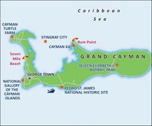  - Grand Cayman Port Map